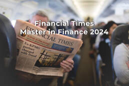 Financial Times - Master in Finance Cover